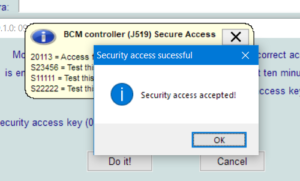VCDS: Secure Access Code List
