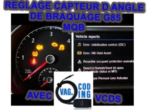 VCDS: Basic setting of G85 steering angle sensor